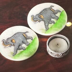 Elephant Coasters Set